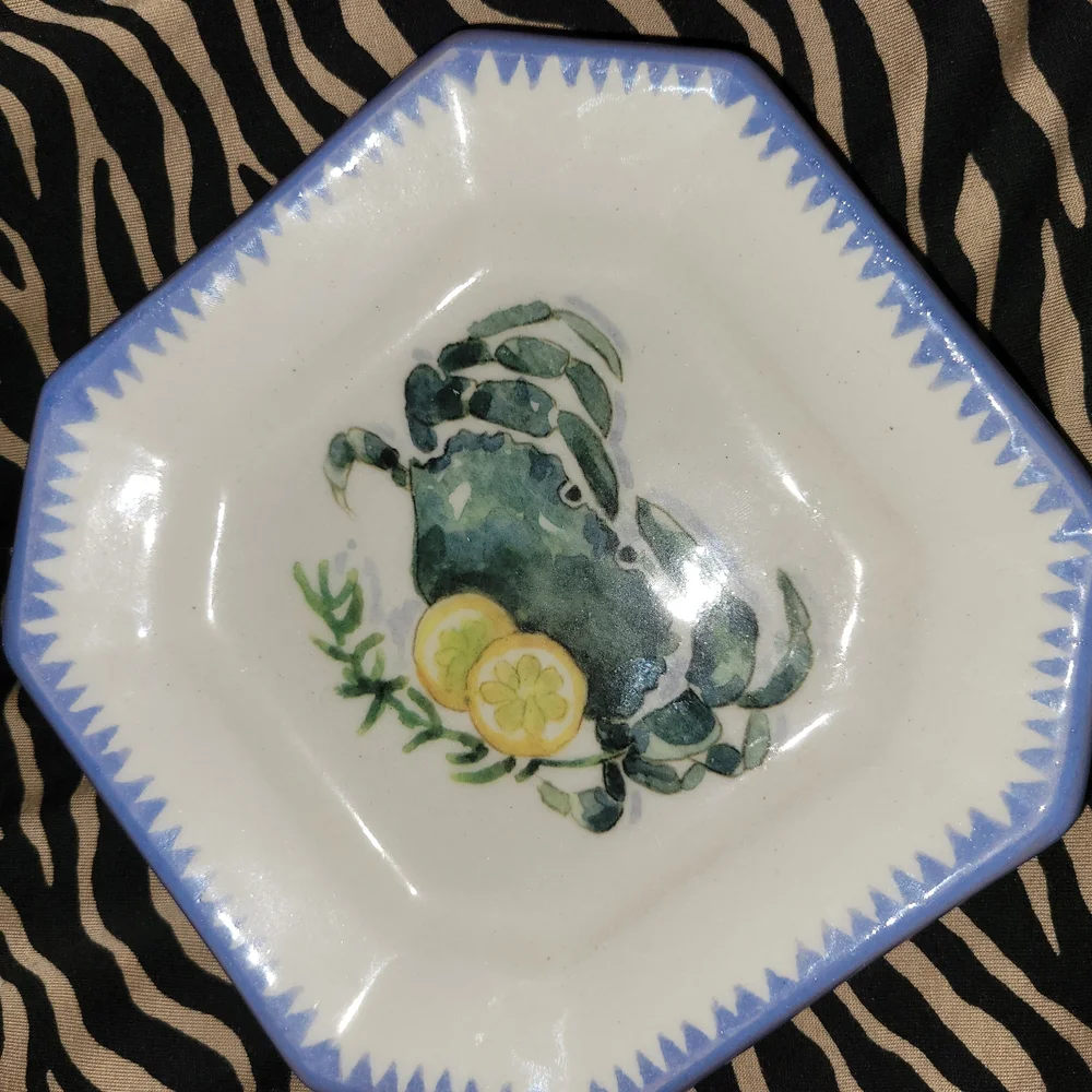 Williams Sonoma Blue and White Botanical Accents